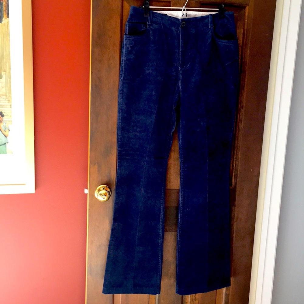 EUC Lands End Cotton Velveteen Jeans size 10